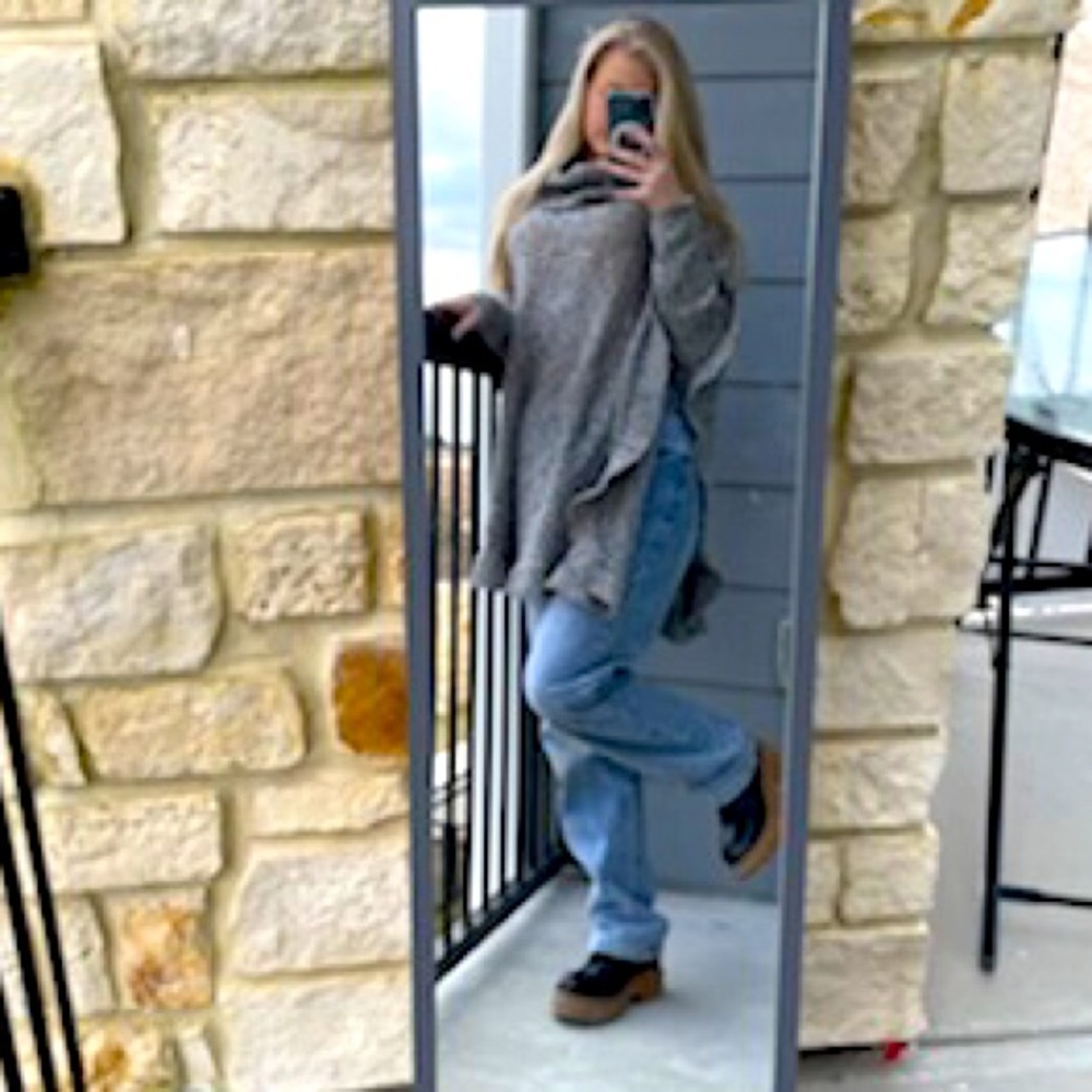 Oversize Open Knit Sweater